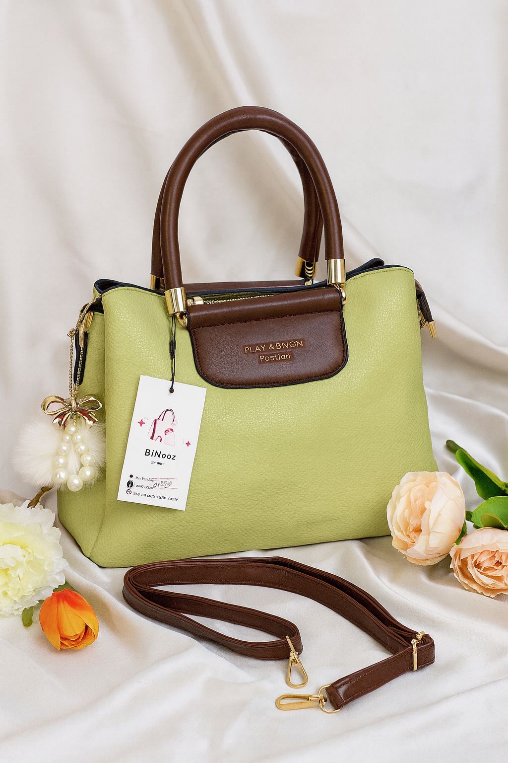 Pistachio Green Bag 🌿