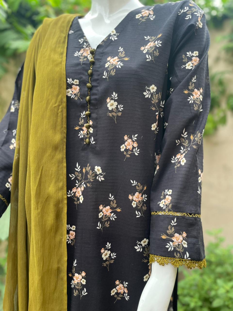 3 piece Stitched suit