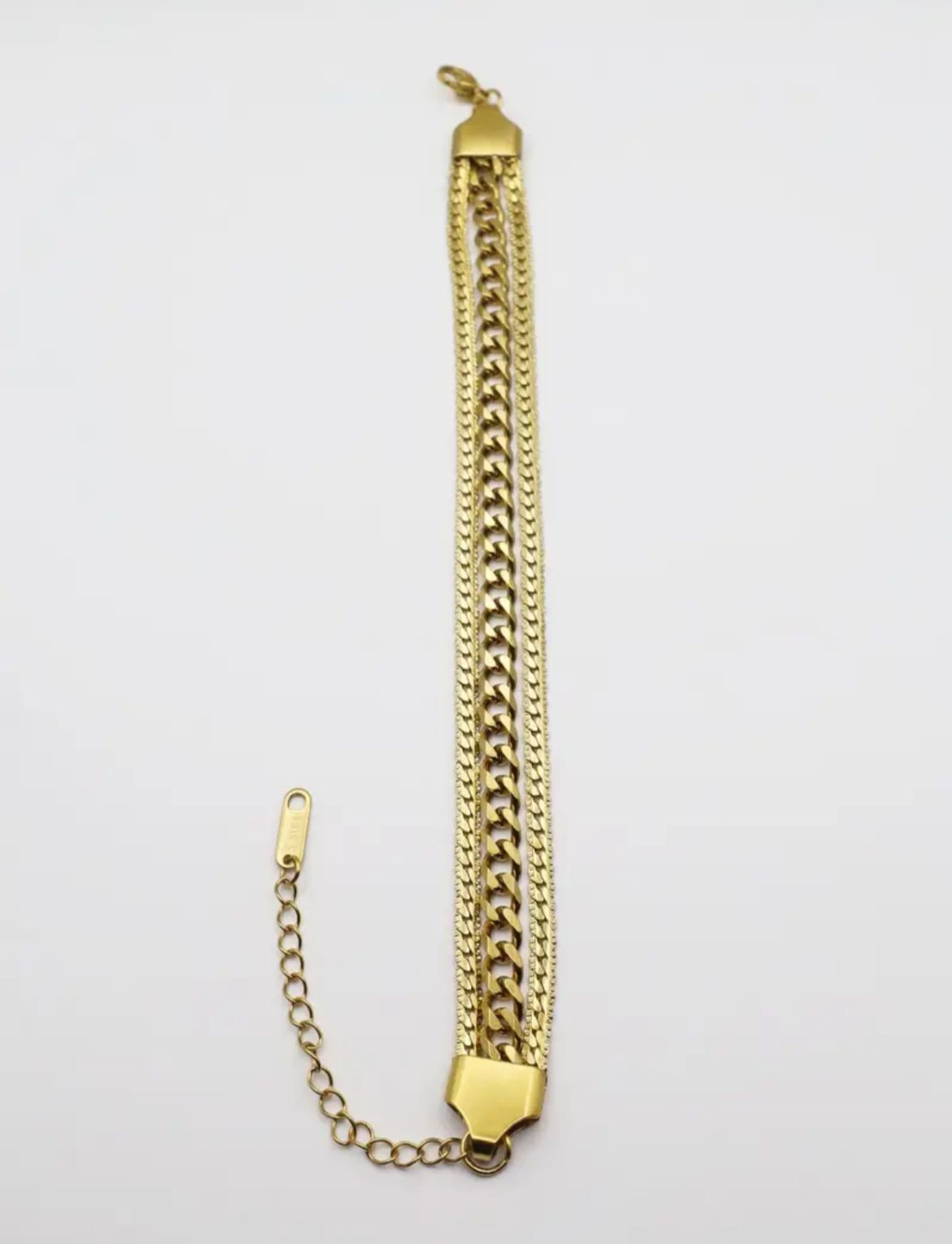 Triple chain bracelet